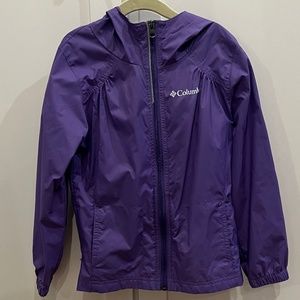 Girls Columbia Rain Jacket XS
